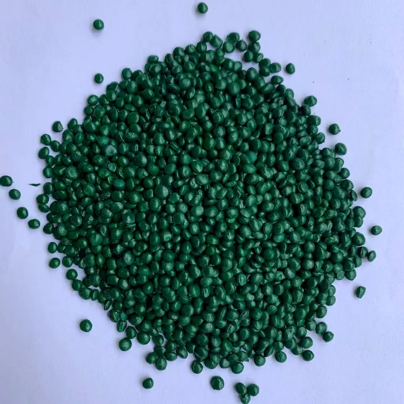 Green HZDFR4100 thermoplastic LSZH cable compound pellets