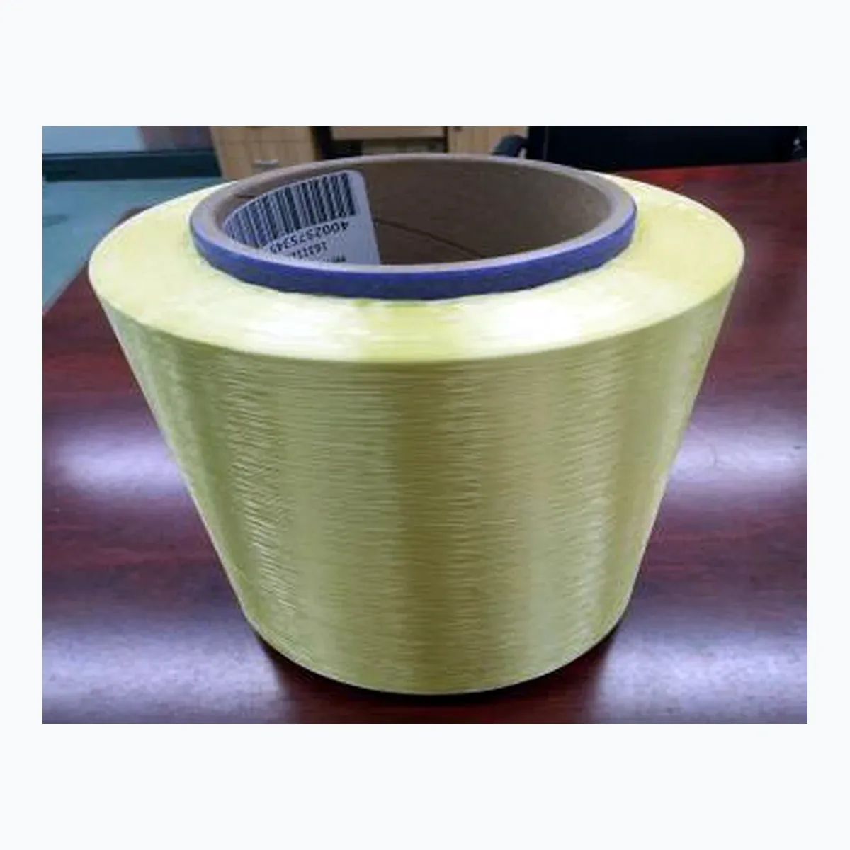 Aramid reinforcement yarn spool